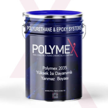 Polymex P-2035 YüksekIsı Dayanımlı Yanmaz Boyası